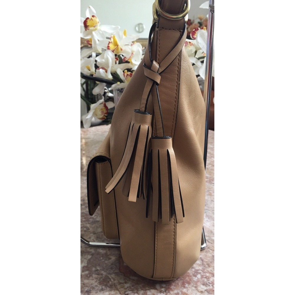 COACH LEGACY Tan Leather Courtenay Hobo Shoulder Handbag 22381 EUC, MSRP $298 - Picture 4 of 11